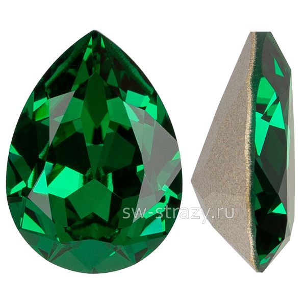 Кристаллы 4320 18x13 mm Majestic Green