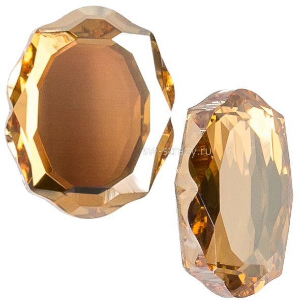 Кристаллы 4142 18x14 mm Crystal Golden Shadow