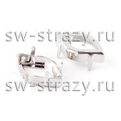 4230/S 14x9 mm 1PH20HG Rhodium Plating