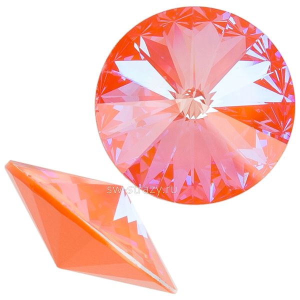 Риволи 1122 14 mm Crystal Orange Glow Delite